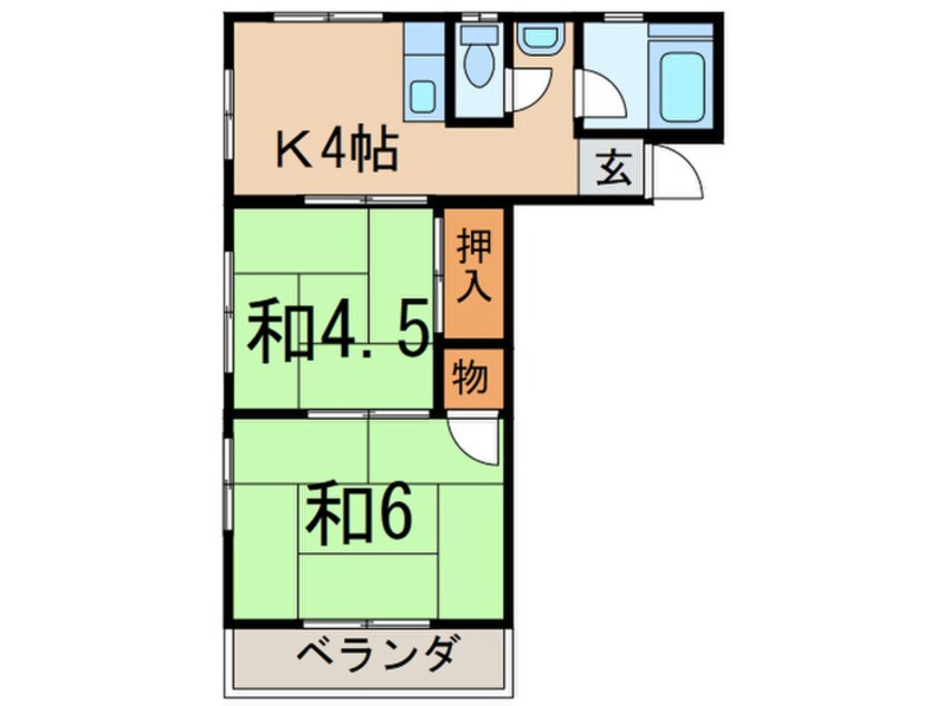 間取図 相川マンション