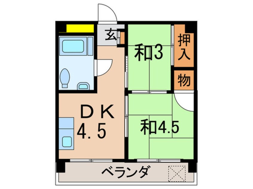 間取図 相川マンション
