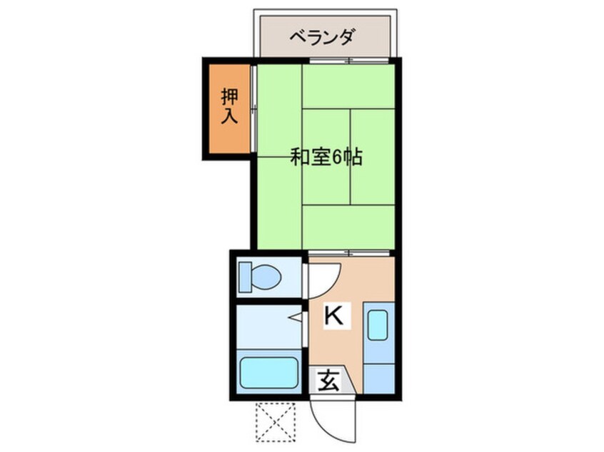 間取図 スカイハイツ