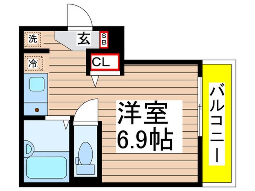間取図 カーサ・リベルタ