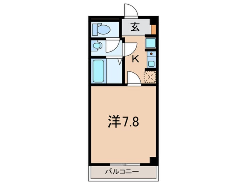 間取図 エースタイル川崎