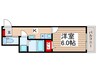 仮)ラウレア上福岡 1Kの間取り