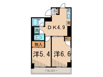 間取図 フェリ－ス北千束