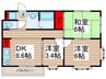 メゾン石川 3DKの間取り