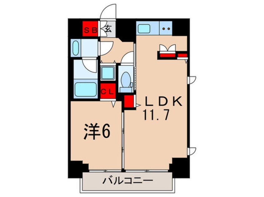 間取図 エミリブ池袋