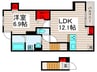 ラ・レコルトⅠ 1LDKの間取り