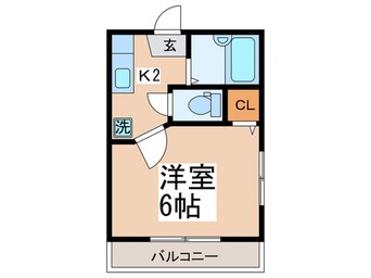間取図 エリ－ルミサキ