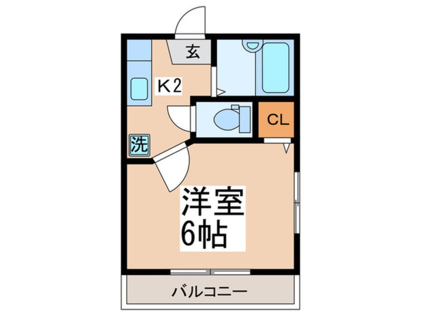 間取図 エリ－ルミサキ