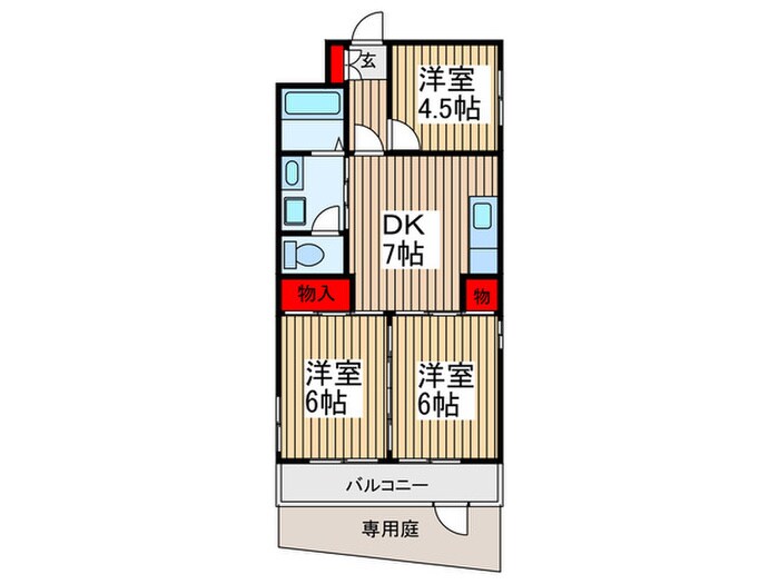 間取り図 ラフォ－レ飯倉