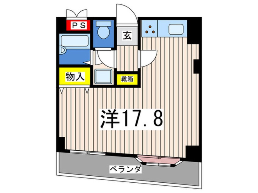 間取図 ロイヤルビレッジ４５０