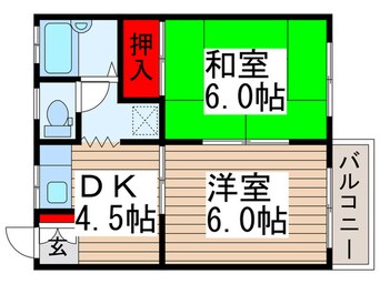 間取図 モンシェリー高橋Ａ