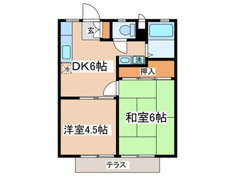 間取図 グリーンハイツ柏台Ａ