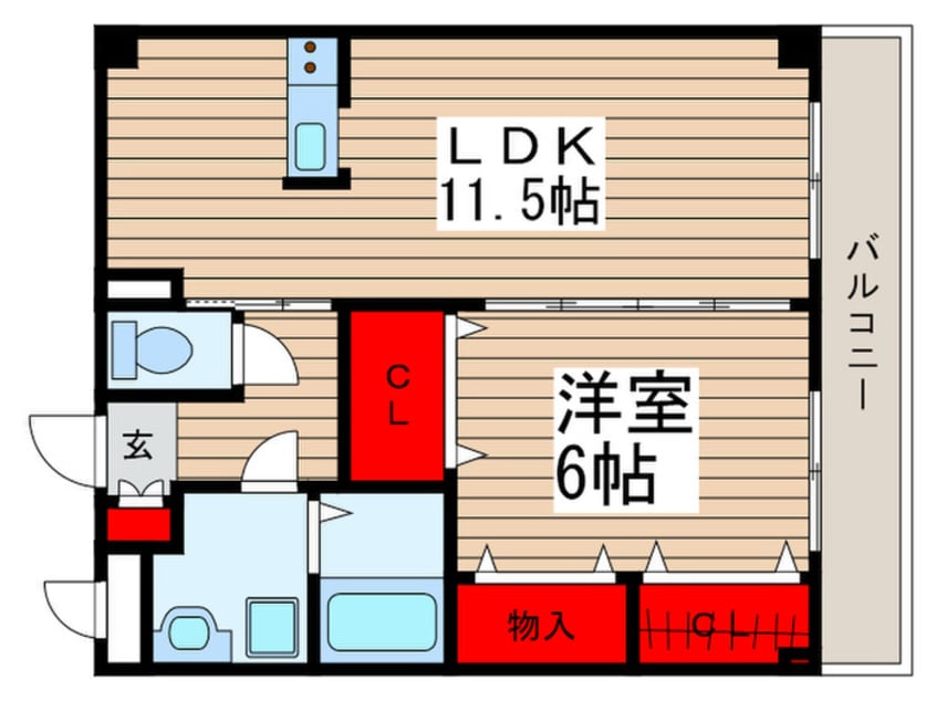 間取図 ニューライフ津田沼東