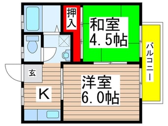 間取図 スカイハイツ