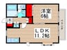 フルハウス 1LDKの間取り