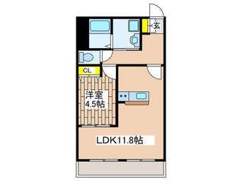 間取図 本町ヒロビルⅡ