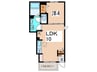 ルシアーノ 1LDKの間取り