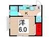 パークサイド　ヴィラ 1Kの間取り