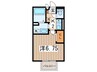 アルム横浜 1Kの間取り
