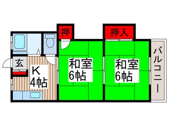 間取図 ハイム矢野１