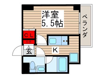 間取図 AZEST北千住(808)