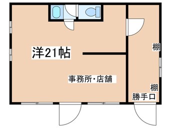 間取図 プチシャト－矢作