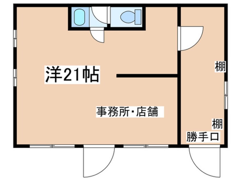 間取図 プチシャト－矢作