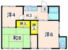 絆ハウス 3Kの間取り