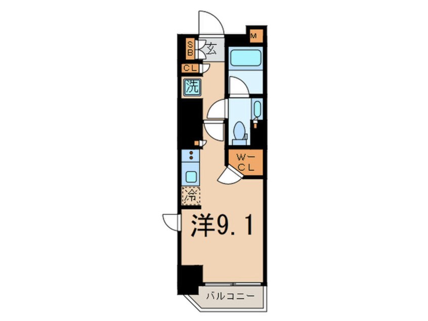 間取図 コンフォリア蒲田