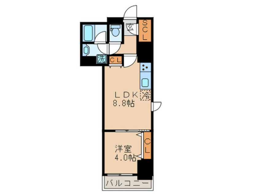 間取図 コンフォリア蒲田