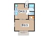 デザインコートＴＫ 1DKの間取り