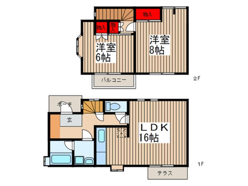 間取図 シュガ－ハウス