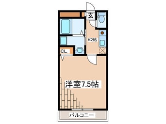 間取図 シャルマン参番館