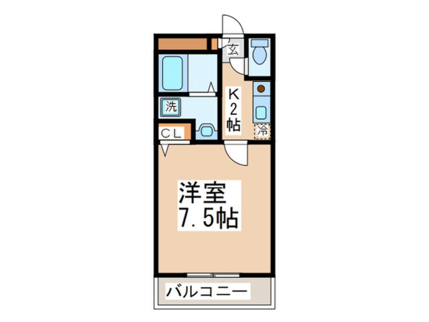間取図 シャルマン参番館