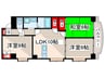 レピド－ル福田Ⅱ 3LDKの間取り