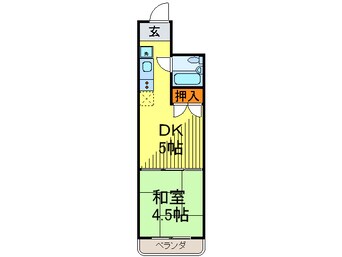 間取図 カ－サ錦糸町(412)