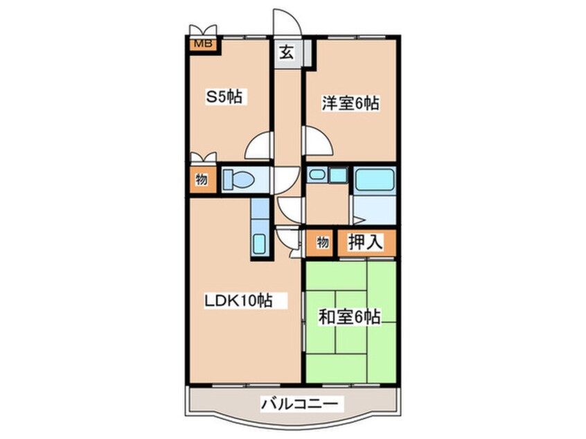 間取図 パストラルピア