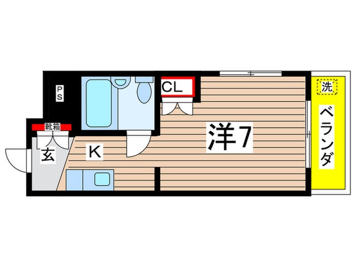 間取り図 メゾン国立（３０４）