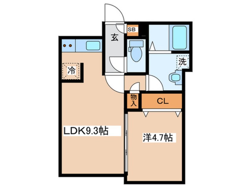 間取図 PASEO渋谷幡ヶ谷