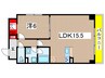 ラ・ヴェール広小路 1LDKの間取り