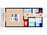 仮)ふじみ野市市沢新築AP 1Kの間取り