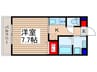 仮)ふじみ野市市沢新築AP 1Kの間取り