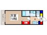 仮)ふじみ野市市沢新築AP 1Kの間取り