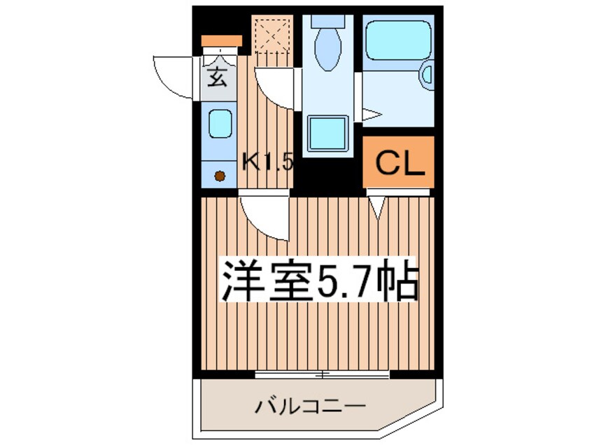 間取図 ロッシュ笹塚