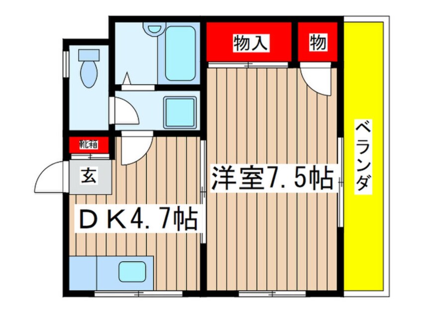 間取図 ファミ－ユ清水