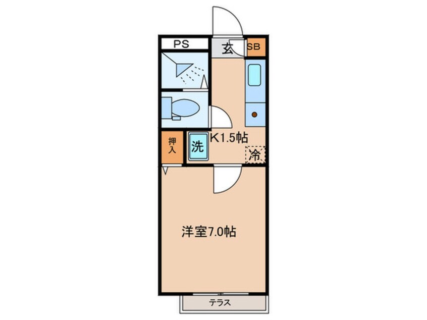 間取図 ハイネス自由が丘