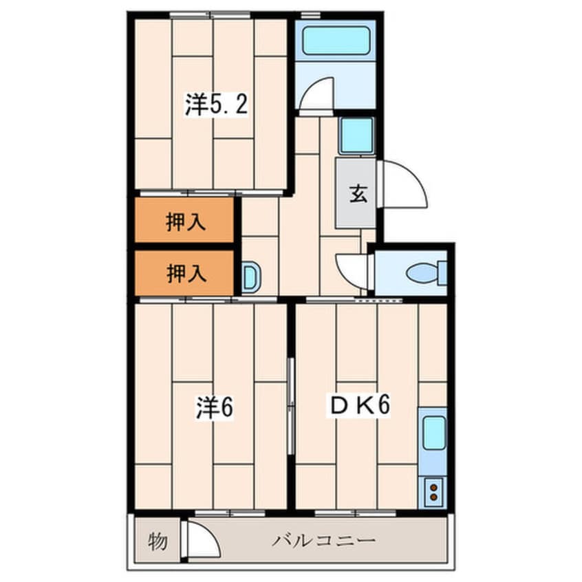 間取図 栄昇ハイツ
