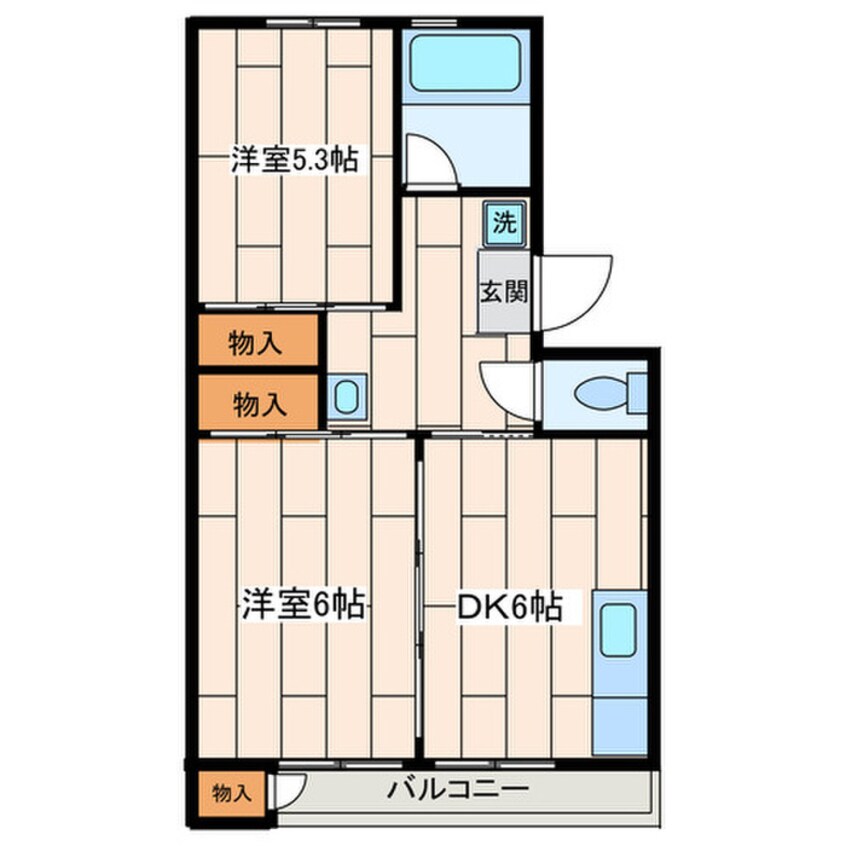 間取図 栄昇ハイツ