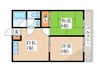 ワコ－レエレガンス青梅 2DKの間取り