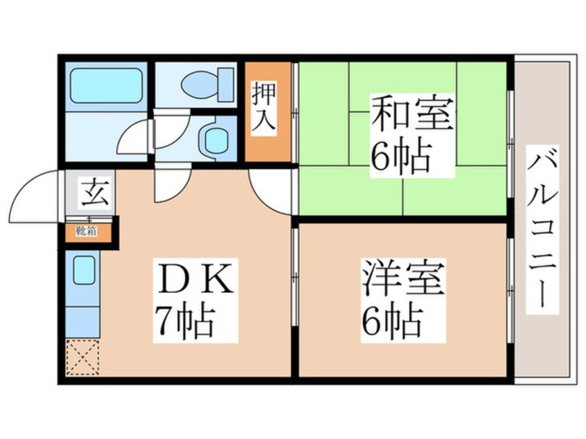 間取図 ワコ－レエレガンス青梅